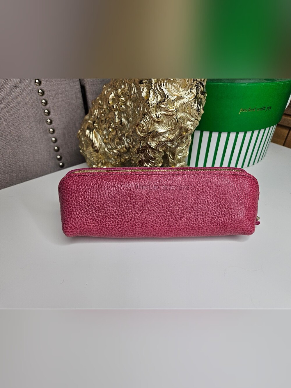 Portland Leather Goods Wild Rose Sidekick Pouch